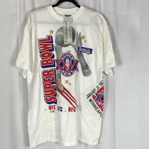 Vintage NWT Salem brand Super Bowl 26 t shirt